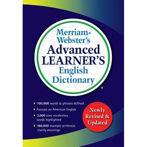 Merriam-Webster's Advanced Learner's English Dictionary - Paperback