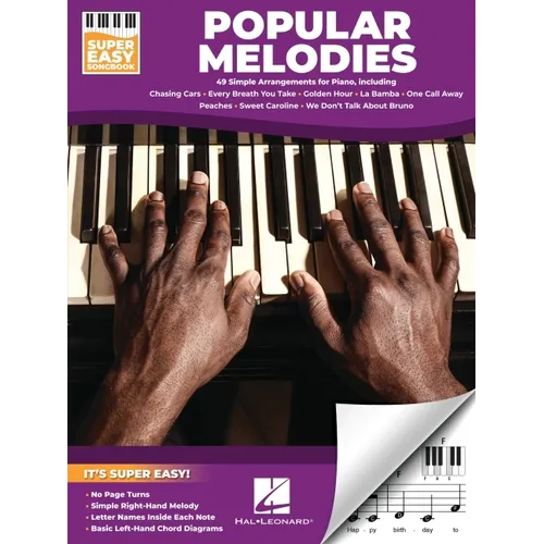 Popular Melodies - Super Easy Songbook with 49 Simple Arrangements for Piano - Paperback