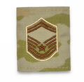 U.S. Air Force E8 Senior Master Sergeant OCP Spice Brown Gore-Tex® Loop Rank