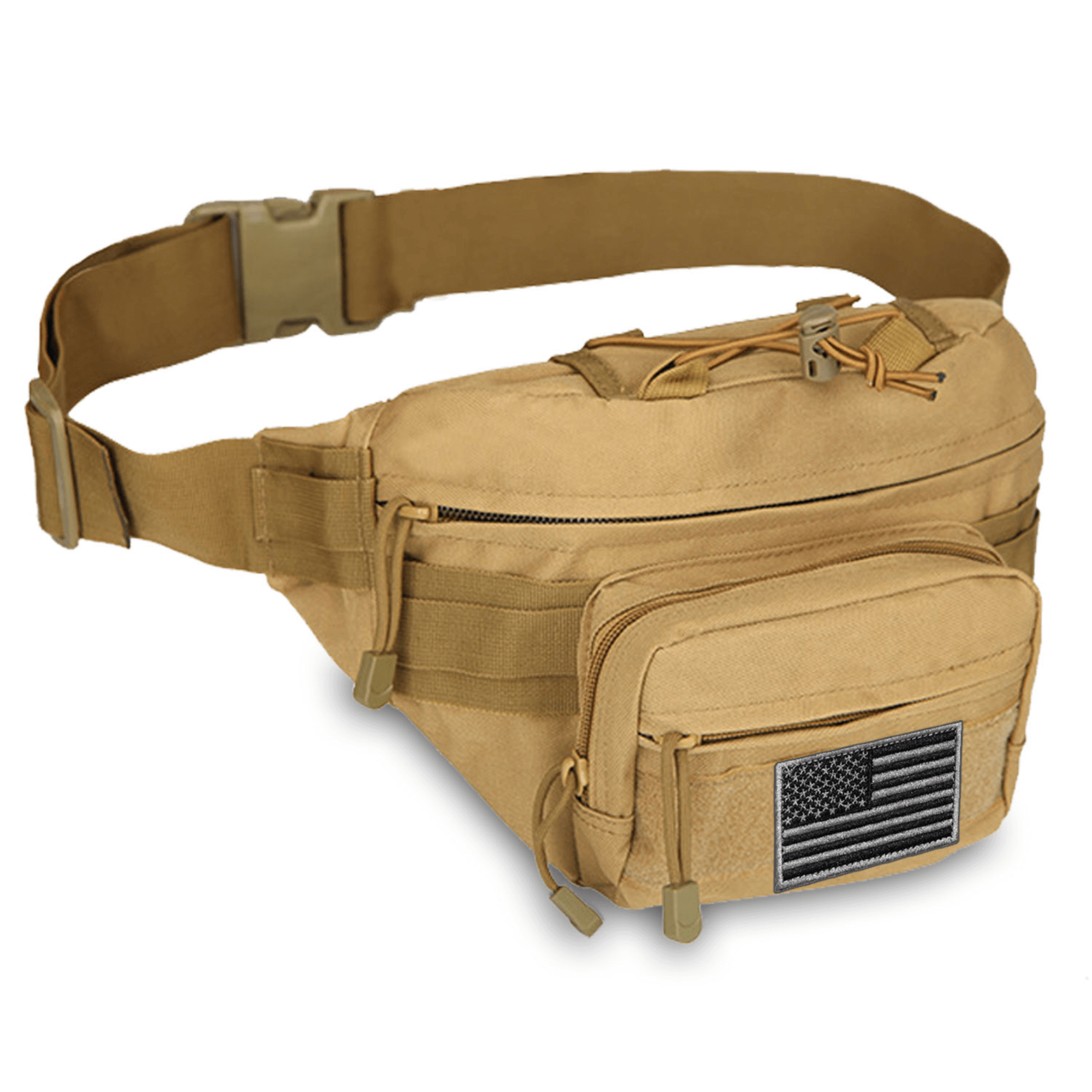 XGear Tactical Hunting Fanny Pack with USA Flag Patch