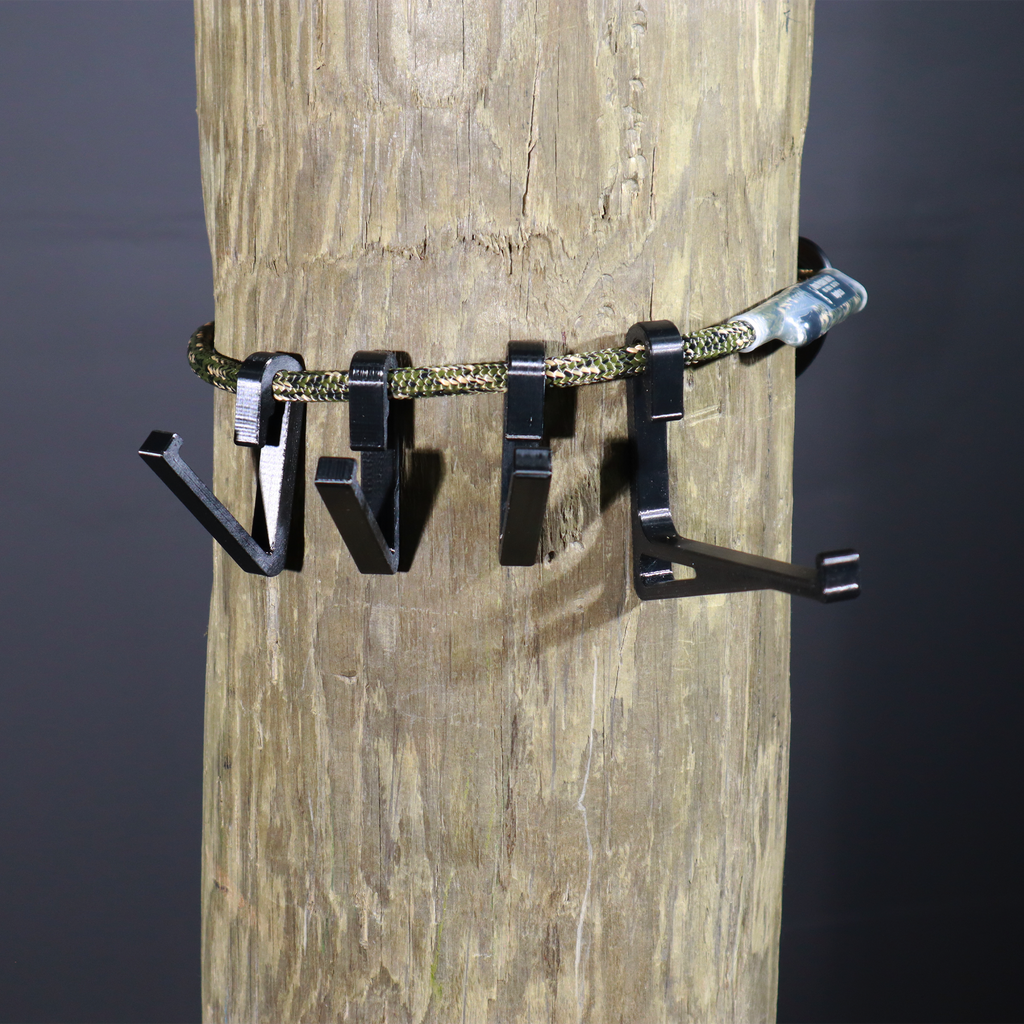 3D Printed Gear Hanger For Rope