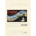 Vintage Lined Notebook Greetings from Washington, DC - Paperback