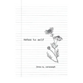 notes to self - Paperback