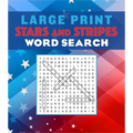 Large Print Stars and Stripes Word Search - Paperback