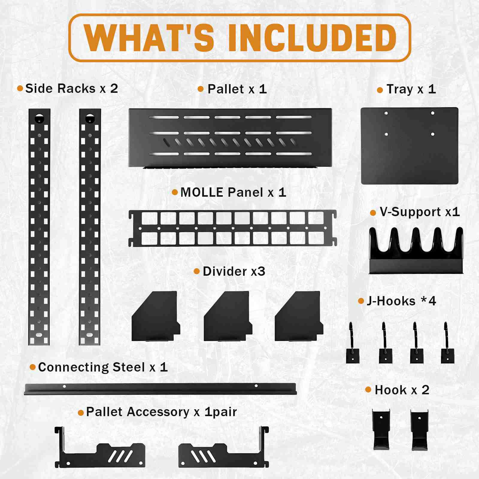 Votagoo Gun Rack for Wall, Indoor Gun Racks Wall Mount, Hang Up Gun Rack for Rifle and Pistol, Steel Airsoft Gun Holder for Shutgun and Accessories