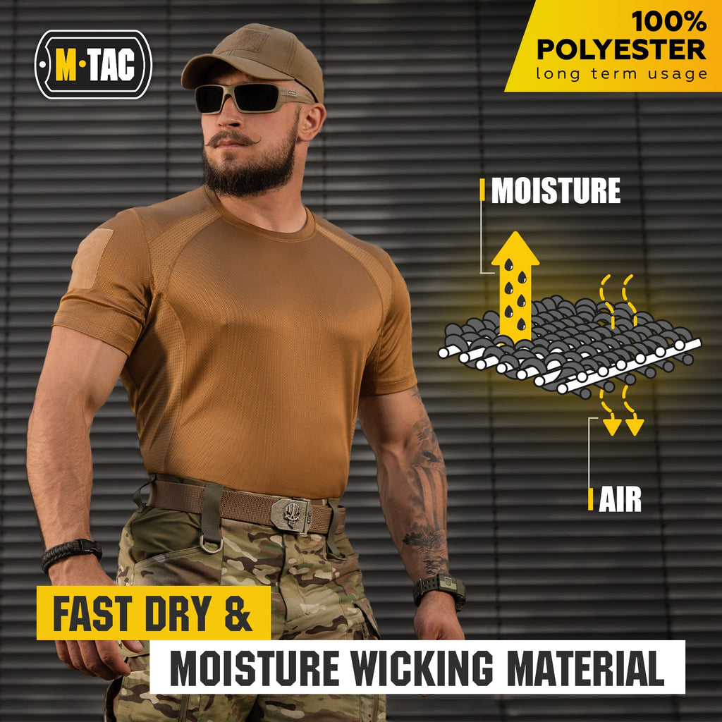 M-Tac T-Shirt Athletic Tactical Gen II with Loop Panels (Set of 3)