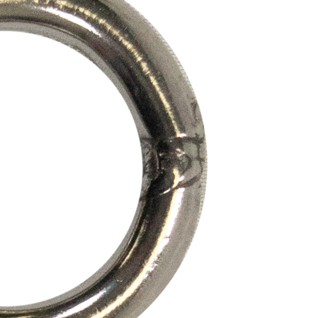 Scuba Choice 316 Stainless Steel Welded Round Ring 6mm x 50mm (1/4" x 2"), 2pc