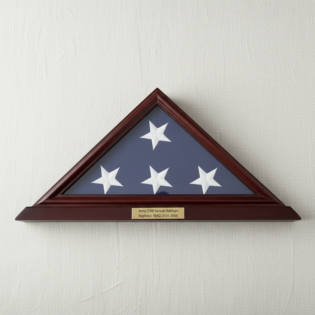 3'x5' Flag Display Case, Shadow Box (Not for Burial Funeral Flag)