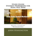 Study Guide Student Workbook for Hope Was Here: Quick Student Workbooks - Paperback