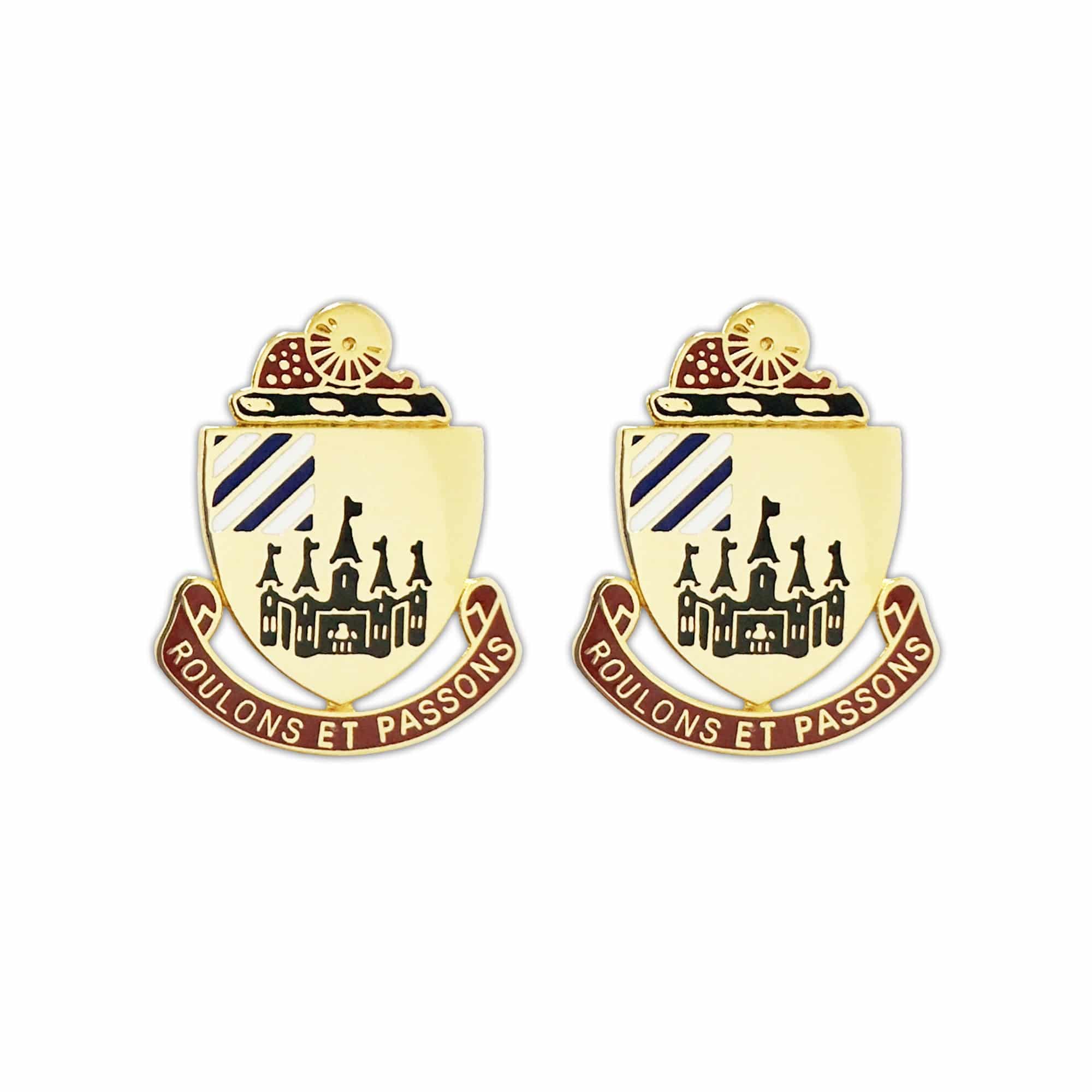 U.S. Army 3rd Support Battalion Unit Crest (Pair)