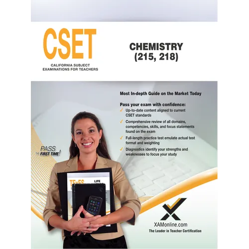 Cset Chemistry (215, 218) - Paperback