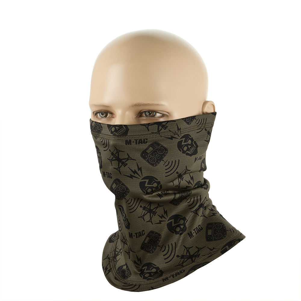 M-Tac Microfleece Neck Gaiter Drone Pattern