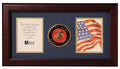 Flag Connections United States Marine Corps Dual Picture Frame