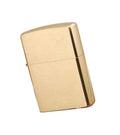 Zippo Lighter, Solid Brass, Brushed Finish, Classic #204B