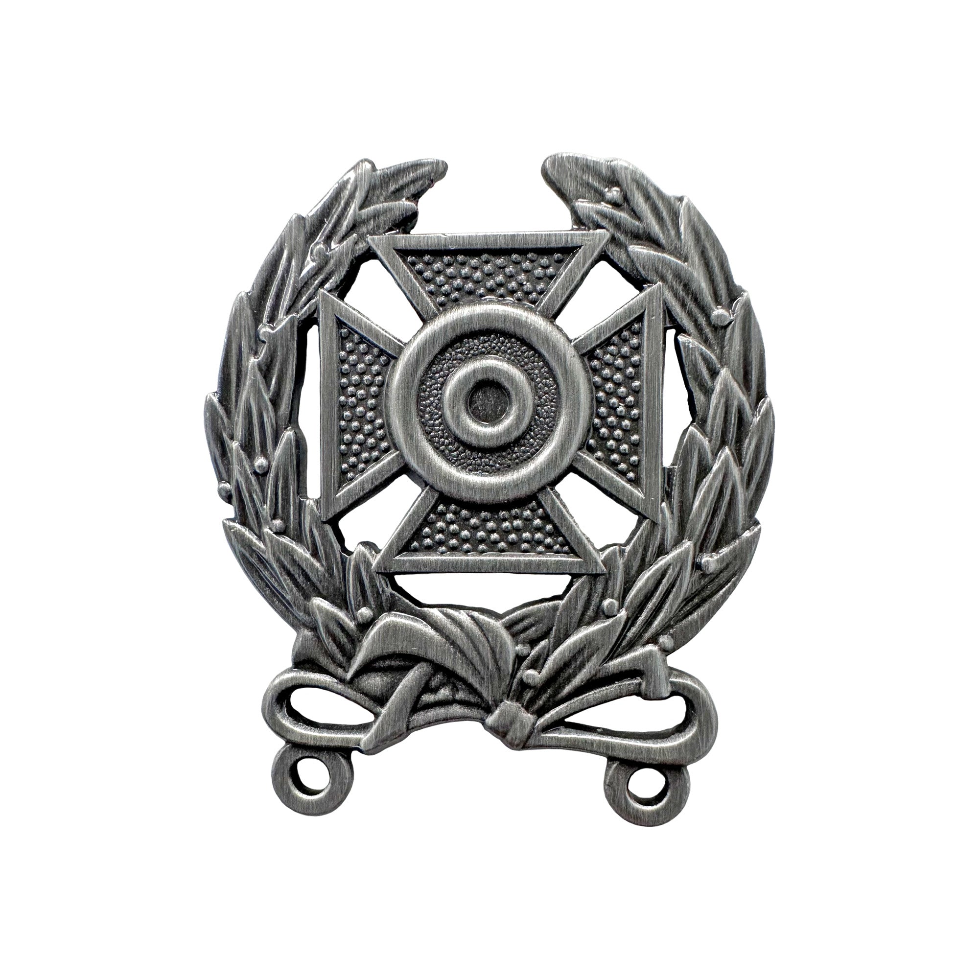 U.S. Army Expert Shooting Badge Silver-Oxidized STA-BRITE®