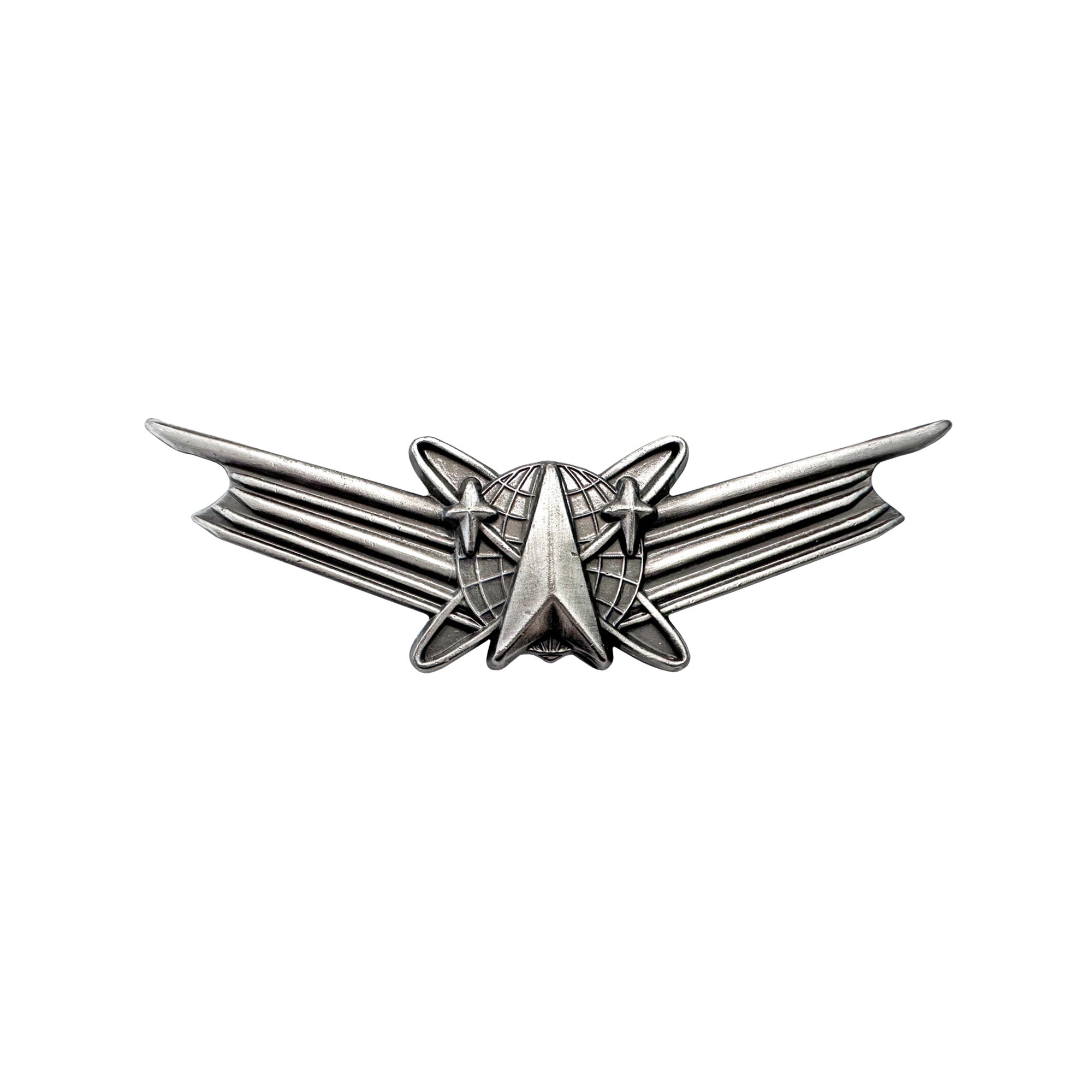 U.S. Army Space Command (Basic) Badge Silver-Oxidized