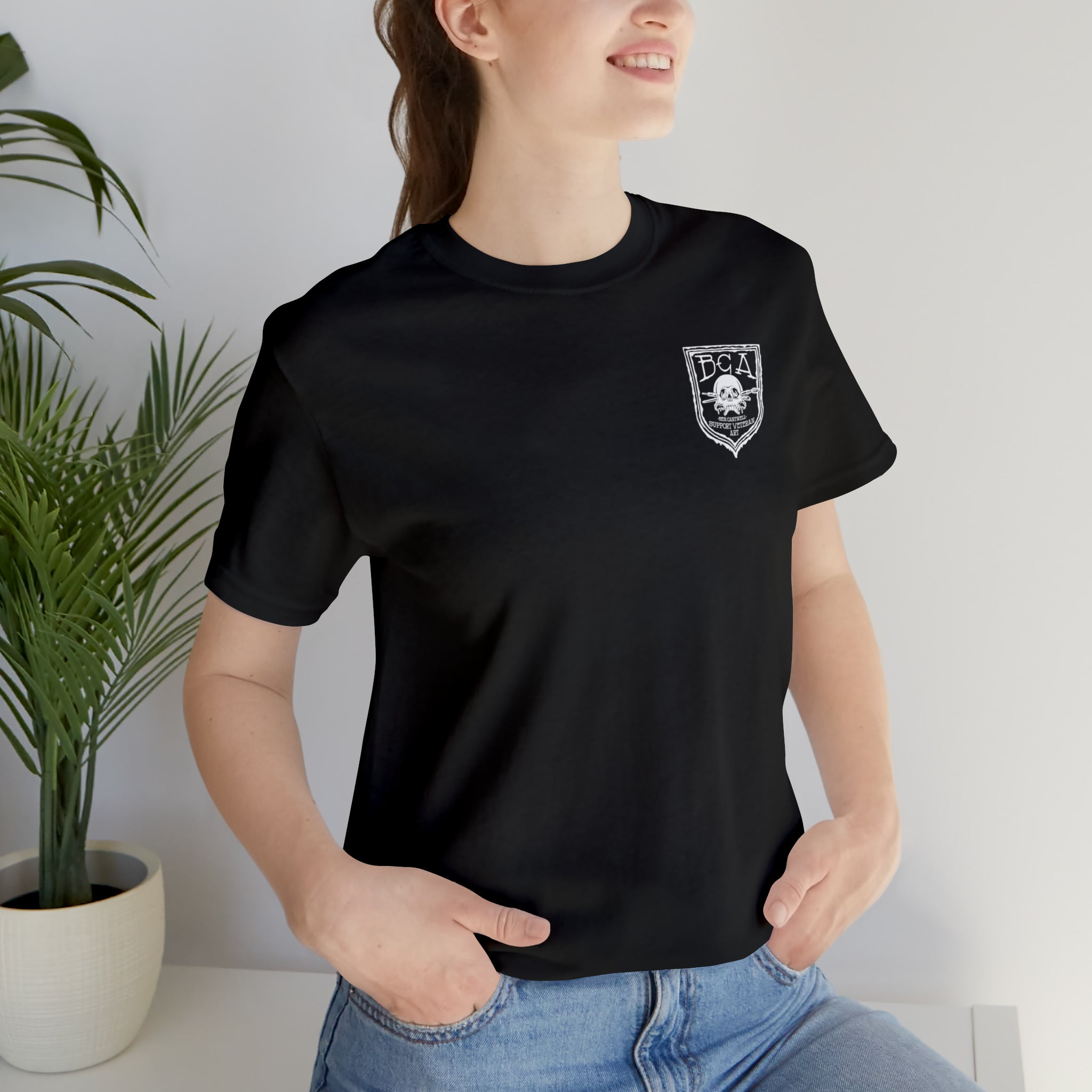 AT4 Rocket and Sword Frog - Back Print - Short Sleeve Tee
