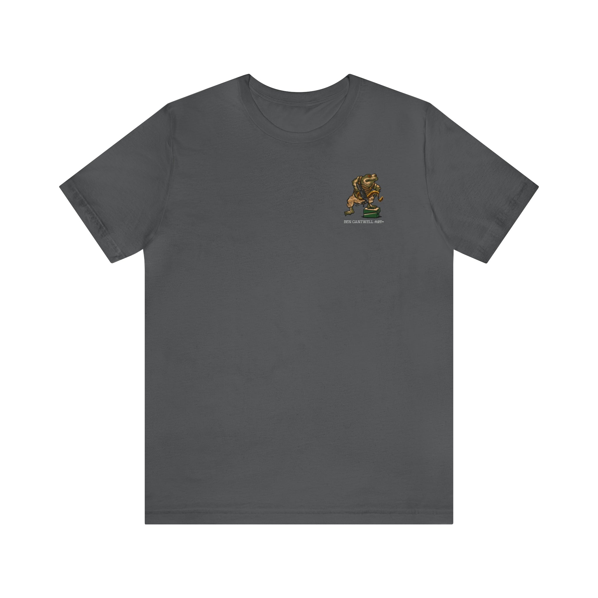 M249 SAW Frog - Front Print - Short Sleeve Tee