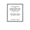 Genealogical Data Relating to the German Settlers of Pennsylvania