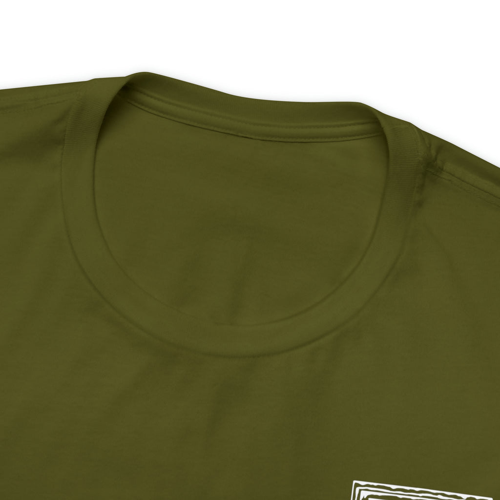 240 Machine Gun Frog - Back Print - Short Sleeve Tee