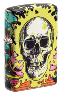 Zippo Glow in the Dark Green Skull 540 Color Design #48640