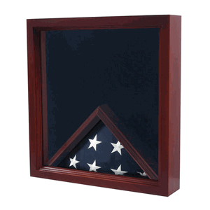 Navy Flag Medal Display Box- Shadow Box, Flag Box Hand Made By Veterans