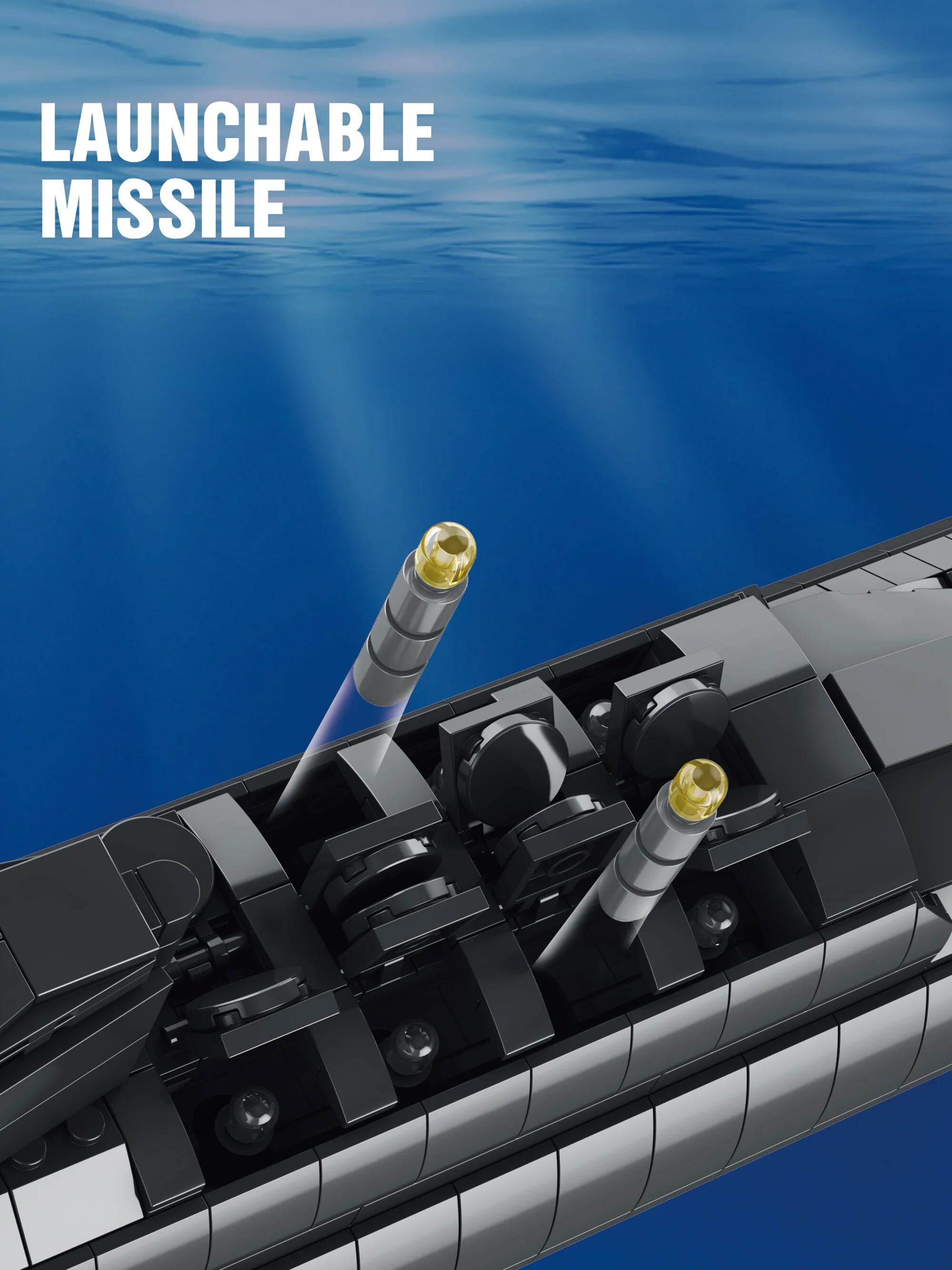 Sturgeon Class Nuclear Attack Submarine - Legendary Series - Mil-Blox