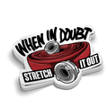 Stretch it Out | Firefighter Tumbler Locker Stickers