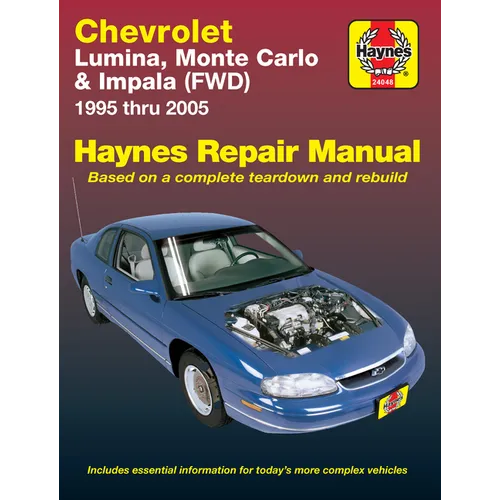 Chevrolet Lumina & Monte Carlo 1995-05 - Paperback