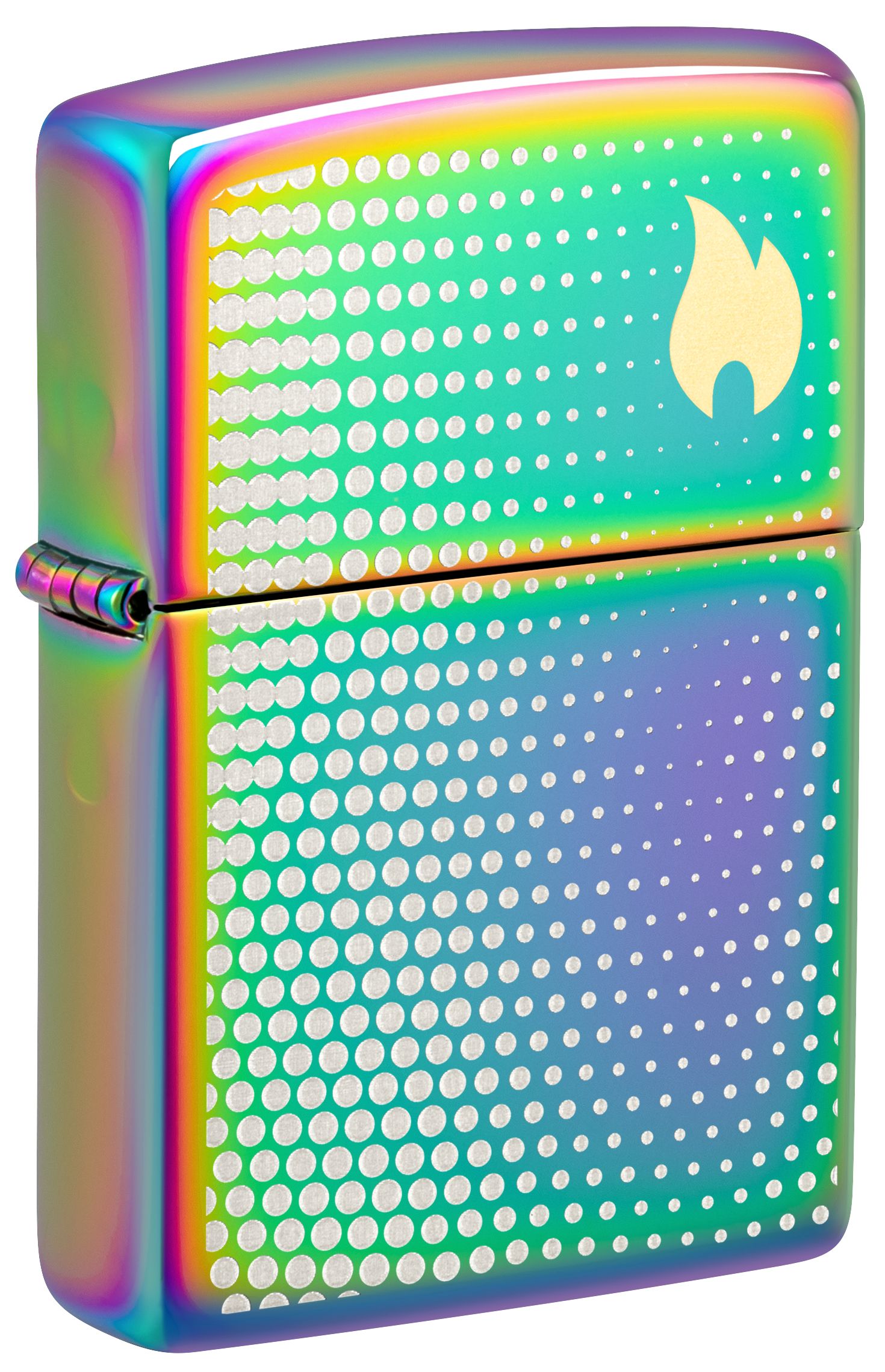 Zippo Dots and Flame Design, Multi Color Lighter #46569
