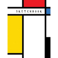 Sketchbook: Neoplasticism Abstract Art Draw, Doodle, or Sketch - Hardcover