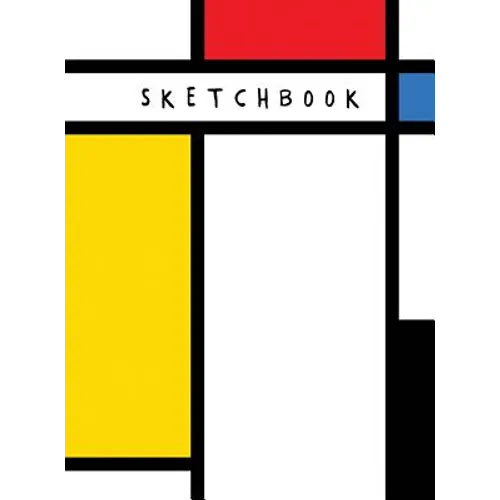 Sketchbook: Neoplasticism Abstract Art Draw, Doodle, or Sketch - Hardcover