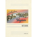 Vintage Lined Notebook Greetings from Waynesboro