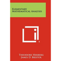Elementary Mathematical Analysis - Paperback