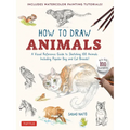 How to Draw Animals: A Visual Reference Guide to Sketching 100 Animals Including Popular Dog and Cat Breeds! (with Over 800 Illustrations) - Paperback