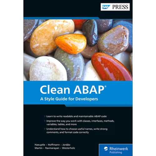 Clean ABAP: A Style Guide for Developers - Hardcover