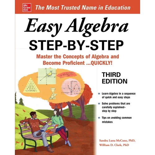 Easy Algebra Step-By-Step, Third Edition - Paperback