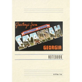 Vintage Lined Notebook Greetings from Savannah - Paperback