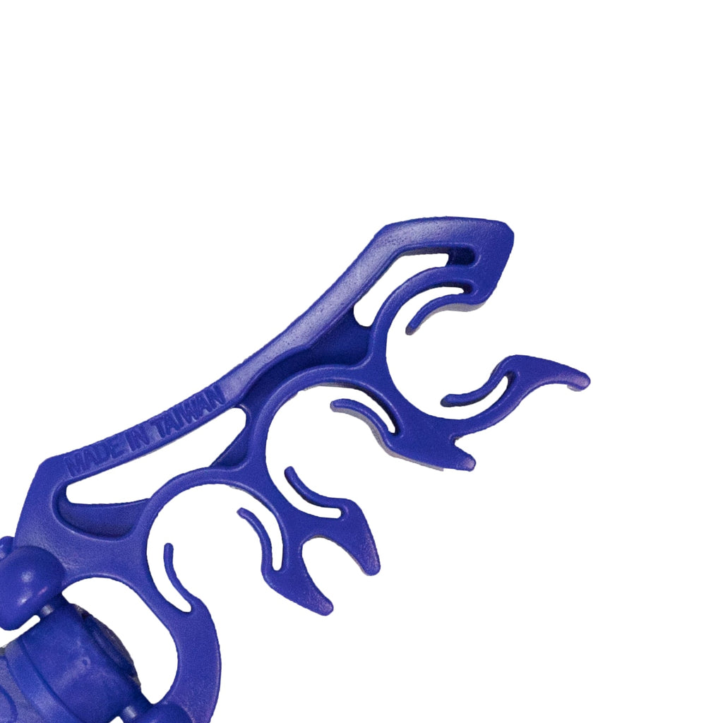 Scuba Choice Scuba Diving Triple Hose Holder Clip (Blue, 3-Pack) – Low & High Pressure Hose Organizer for Regulators & Octopus Setup Durable Dive Accessories