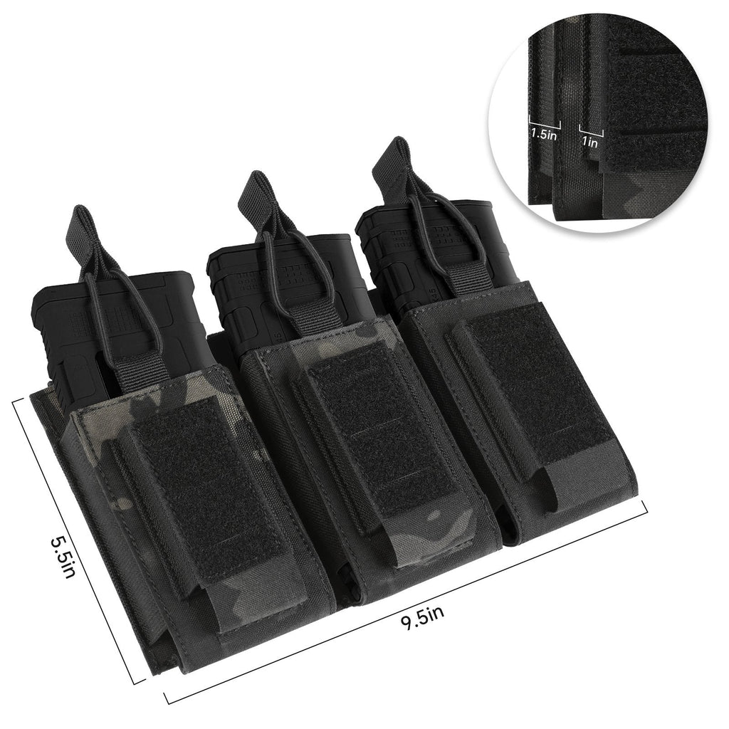 Molle Mag Pouch 5.56mm 9mm Open-Top Magazine Pouch