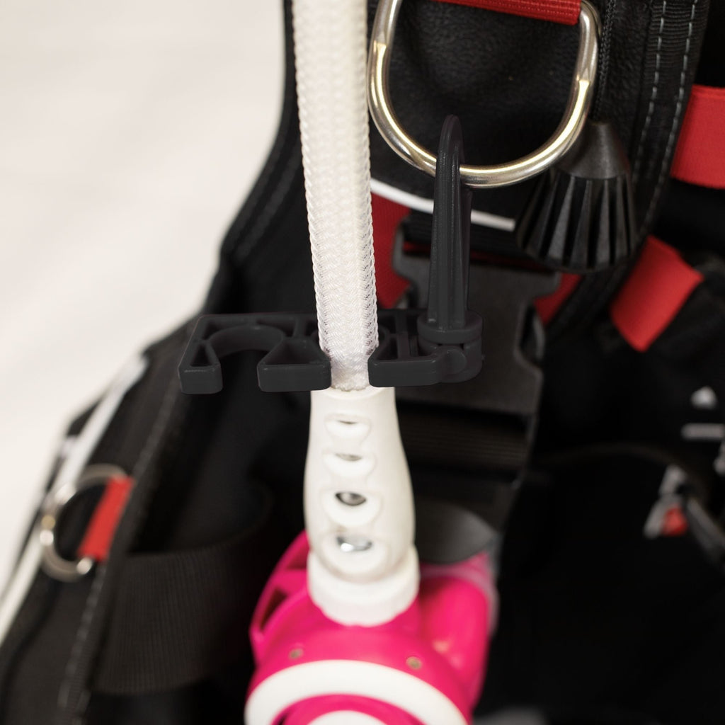 Scuba Choice Scuba Hose Clip Holder for Snorkeling & Diving, BCD Hose Snap Hook Attachment
