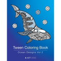 Tween Coloring Book: Ocean Designs Vol 2: Colouring Book for Teenagers, Young Adults, Boys, Girls, Ages 9-12, 13-16, Cute Arts & Craft Gift, Detailed - Paperback