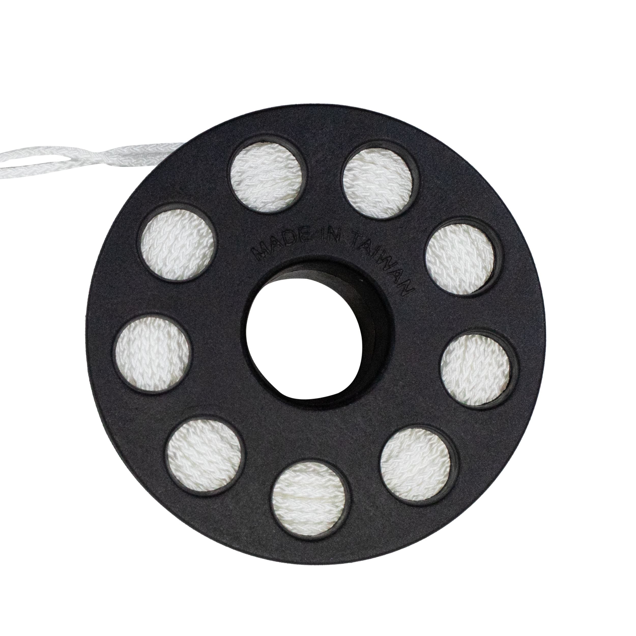 Scuba Diving Dive Compact Finger Spool Reel 100ft - White Line