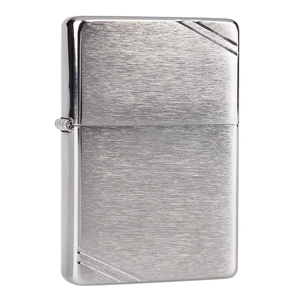 Zippo Lighter 1937 Vintage Replica, w/ Slashes #230
