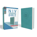 NIV, Value Thinline Bible, Large Print, Imitation Leather, Blue - Imitation Leather