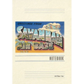 Vintage Lined Notebook Greetings from Savannah Air Base - Paperback