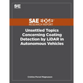 Unsettled Topics Concerning Coating Detection by LiDAR in Autonomous Vehicles - Paperback