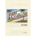 Vintage Lined Notebook Greetings from Ft. Lauderdale, Florida - Paperback