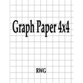 Graph Paper 4x4: 50 Pages 8.5" X 11" - Paperback