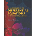 An Introduction to Differential Equations and Their Applications - Paperback